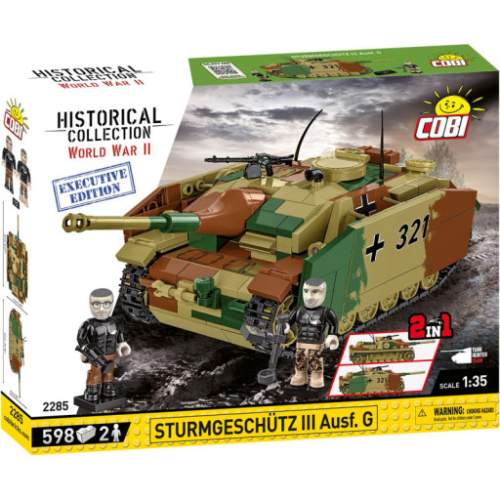 Cobi 2285 II WW Sturmgeschutz III Ausf G 1:35 598 kostek