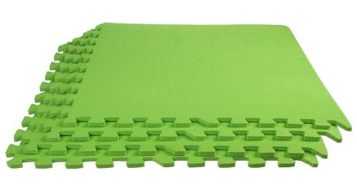 Merco Colored Puzzle fitness podložka zelená