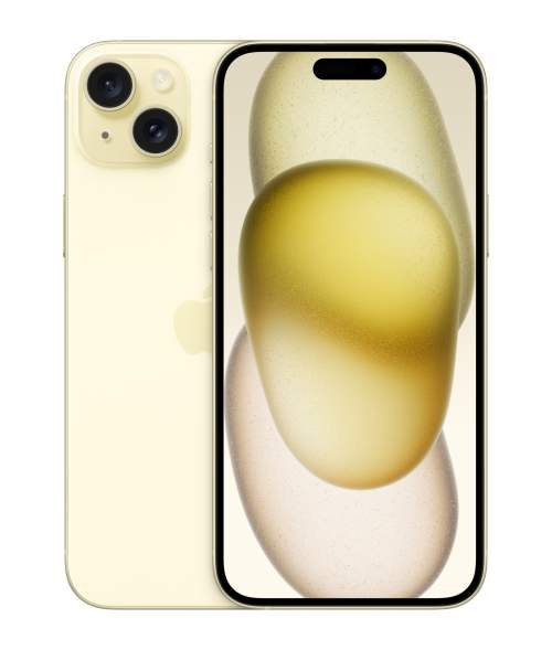 Apple iPhone 15 Plus, 128GB, Yellow MU123SX/A