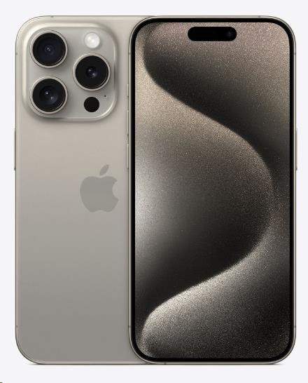 Apple iPhone 15 Pro, 256GB, Natural Titanium MTV53SX/A