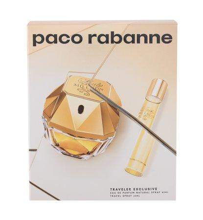 Paco Rabanne Lady Million dámská dárková sada parfémovaná voda 80 ml + parfémovaná voda 20 ml pro ženy