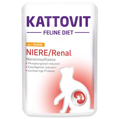 Kapsička KATTOVIT Niere / Renal kuře - KARTON (24ks) 85 g