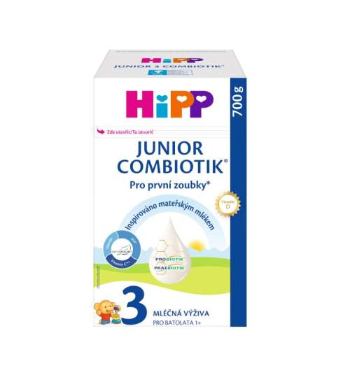 Hipp Junior Combiotik 3 mléčná výživa 1+ 700 g
