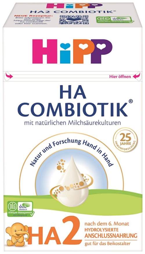 Hipp HA 2 Combiotik Pokračovací kojenecká výživa 600 g