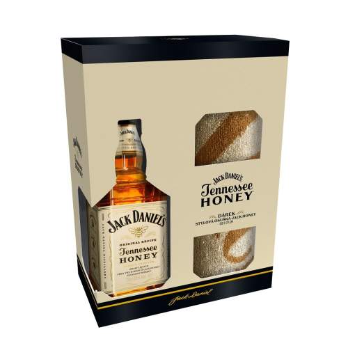 Jack Daniel's Tennessee Honey 35% 0,7L (dárkové balení s ručníkem)
