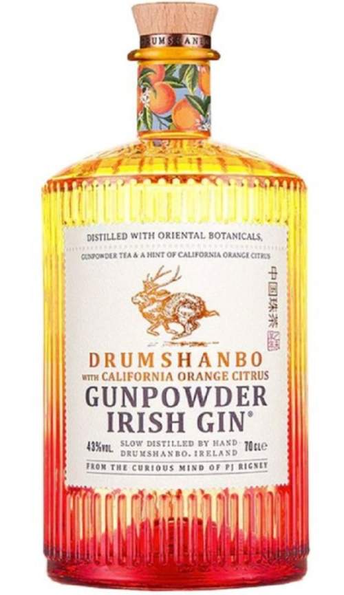 Drumshanbo Gunpowder Irish Gin with California Orange Citrus 43% 0,7L (holá láhev)