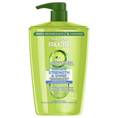 Garnier Fructis Strength & Shine Fortifying Shampoo dámský šampon pro posílení a lesk vlasů 1000 ml pro ženy
