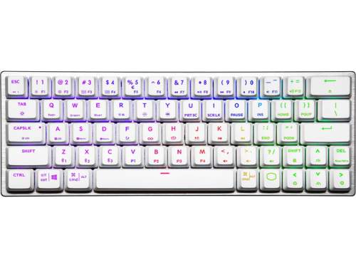 Cooler Master bezdrátová klávesnice SK622 RGB US layout