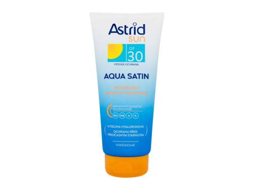 Astrid Sun Aqua Satin Moisturizing Milk SPF30 voděodolné hydratační mléko na opalování 200 ml