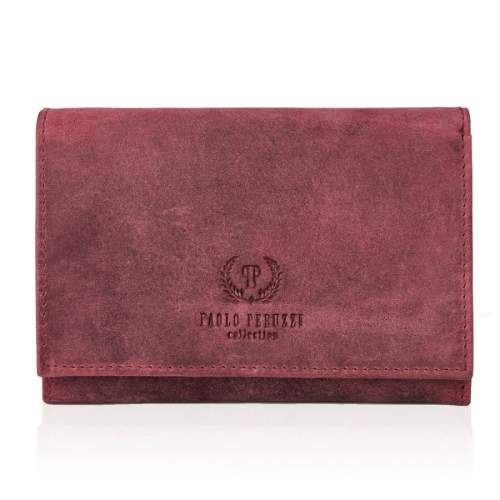 Dámská kožená peněženka Paolo Peruzzi T-33 růžová