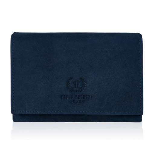 Dámská kožená peněženka Paolo Peruzzi T-33 tmavě modrá