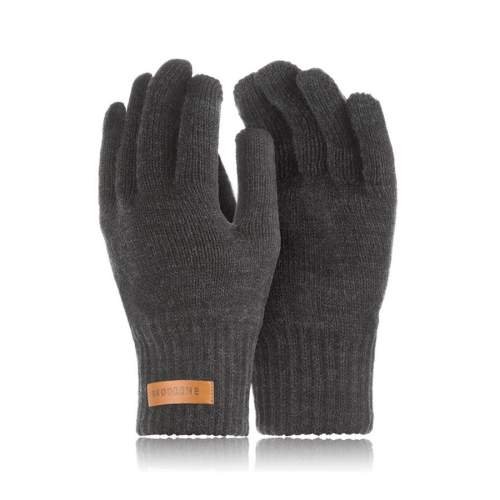 Hřejivé pánské rukavice Brodrene R1 tmavě šedé