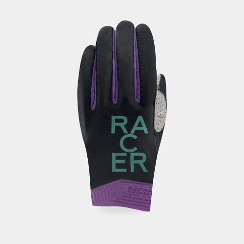 RACER GP STYLE 2 rukavice černá/fialová XL