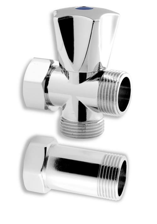 Novaservis, Pračkový ventil s mezikusem 3/4"x3/4"x3/4", CF3019