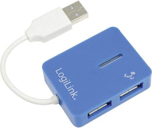 LogiLink USB hub UA0136 4 x USB 2.0 modrá