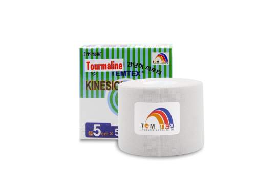 Tejp Temtex tape Tourmaline bílý 5 cm