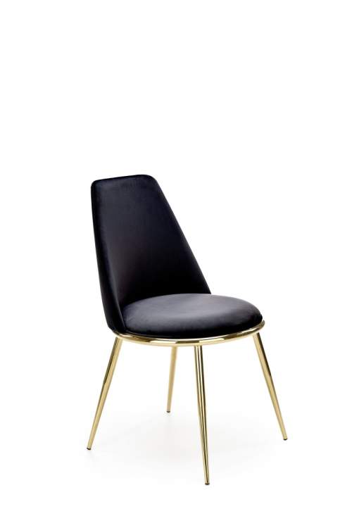 HALMAR Designová židle GLAMOUR K460 černá