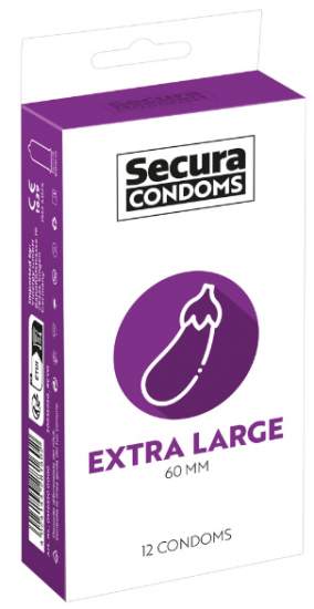 Secura Extra large – velké kondomy (12 ks)