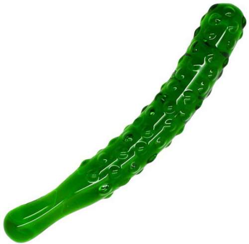 Skleněné dildo Mr. Cucumber