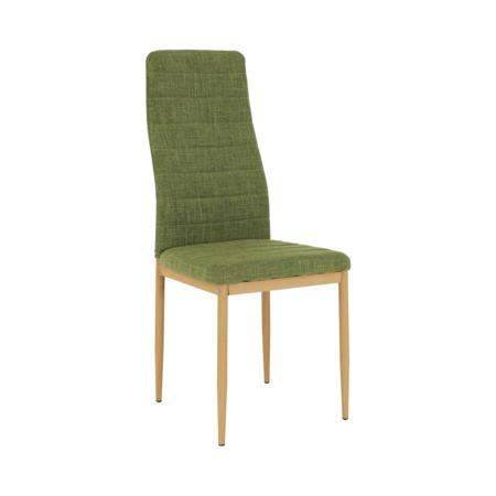 Kondela Židle, zelená látka / kov, COLETA NOVA