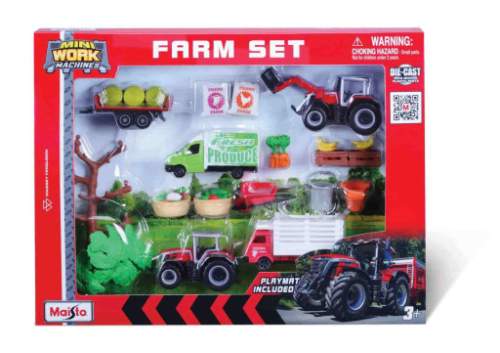 Maisto Mega Farmářský set Massey Ferguson