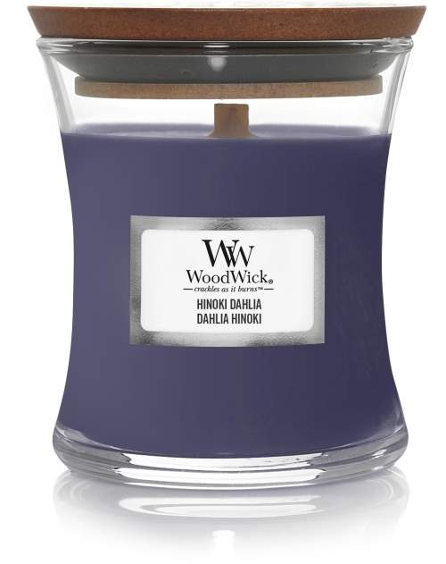 WoodWick Vonná svíčka váza Hinoki Dahlia 85 g