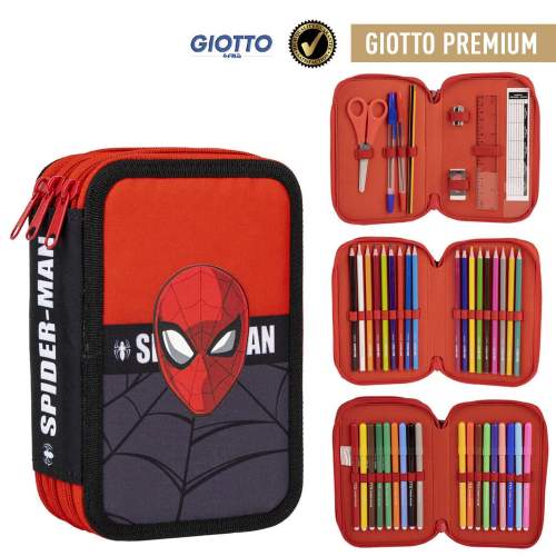 PENCIL CASE WITH ACCESSORIES SPIDERMAN