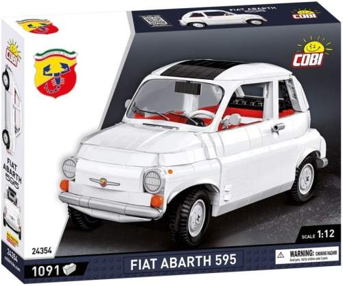 Cobi 24354 Fiat Abarth 595 1:12 1091 kostek