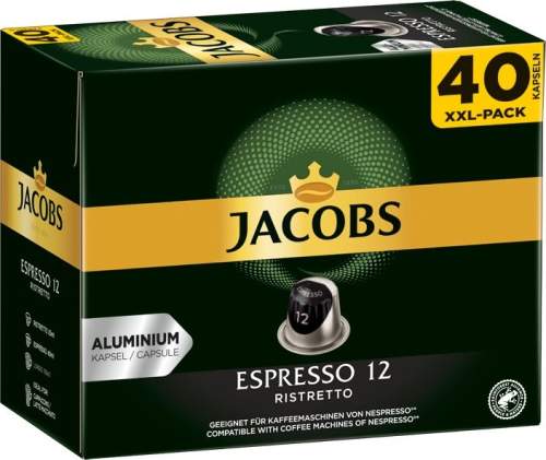 Jacobs Espresso Ristretto intenzita 12 40ks kapslí pro Nespresso®