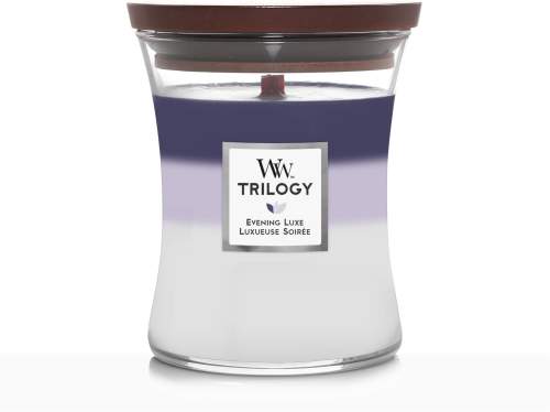 WoodWick Vonná svíčka váza Trilogy Evening Luxe 275 g