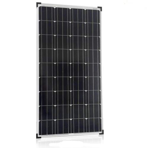 Off-grid tec Solární panel 150W, 12V s monokrystalickými solárními články / černá