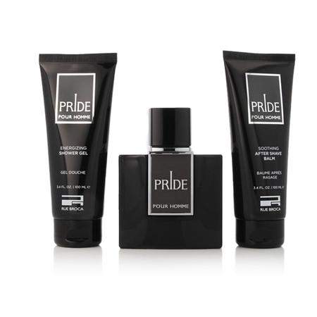 Rue Broca Pride Homme - EDP 100 ml + sprchový gel 100 ml + balzám po holení 100 ml