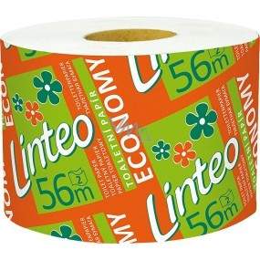 Linteo Economy toaletní papír 2vrstvý role 448 útržků, 56 metrů, 1 role
