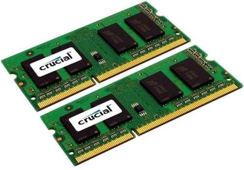 Crucial - DDR4 - sada - 8 GB: 2 x 4 GB - SO-DIMM 260-pin - 2400 MHz / PC4-19200 - CL17 - 1.2 V - bez vyrovnávací paměti - bez ECC