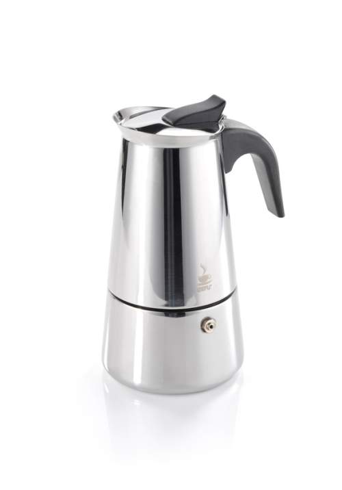 Kávovar Gefu EMILIO ocelový espresso kávovar 4/200 ml Gefu