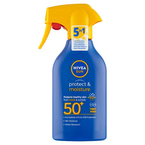 Nivea Sun Protect & Moisture SPF50+ hydratační sprej na opalování 270 ml