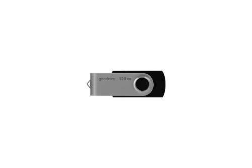 Goodram USB flash disk, USB 3.0, 128GB, UTS3, černý, UTS3-1280K0R11, USB A, s otočnou krytkou