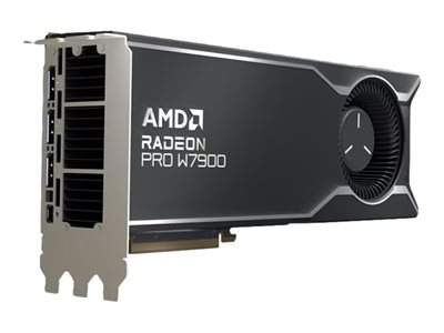 AMD Radeon Pro W7900 - Grafická karta - Radeon Pro W7900 - 48 GB GDDR6 - PCI Express 4.0 x16 (zadní disk) - 3 x DisplayPort, Mini DisplayPort, 100-300000074