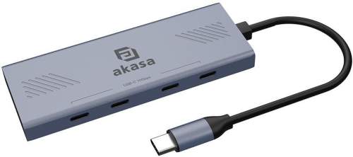 AKASA USB hub typ C, 4x USB-C, 10 Gbps AK-CBCA32-18BK
