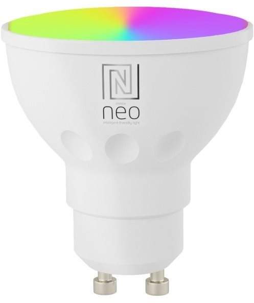 IMMAX NEO Smart žárovka LED GU10 4,8W RGB+CCT barevná a bílá, stmívatelná, Zigbee
