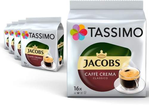 TASSIMO kapsle KARTON Jacobs Cafe Crema 80 nápojů