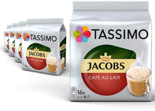 Tassimo KARTON 5 x Jacobs Cafe Au Lait 184g