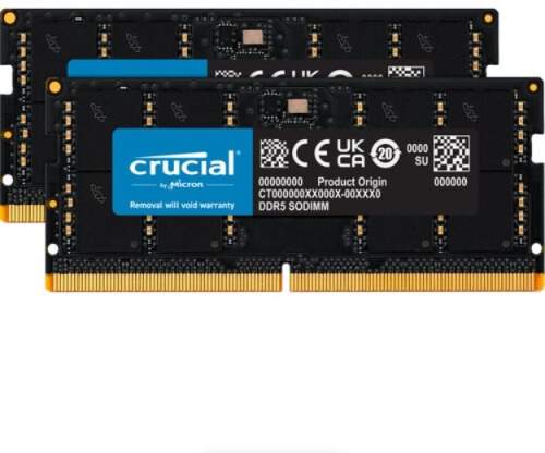 Crucial DDR5 64GB SODIMM 5600MHz CL46