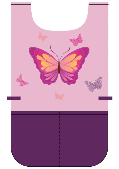 Oxybag Zástěra pončo Motýl