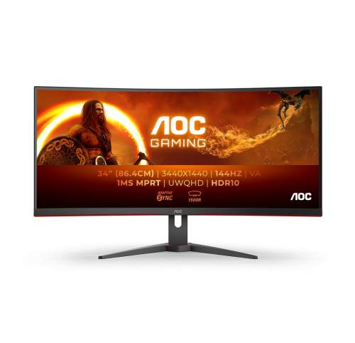 AOC 34" LED CU34G2XE/BK