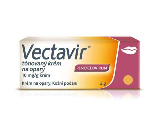 Vectavir tónovaný krém na opary 2g