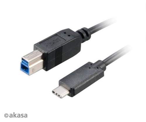 AKASA - USB 3.1 typ C na typ B adaptér 100 cm