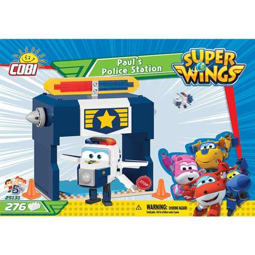 Cobi 25131 super wings paulova policejní stanice 275 ks