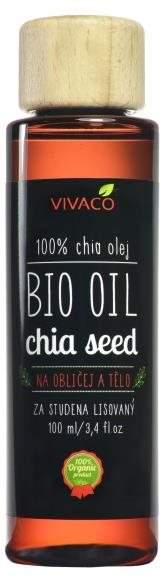 VIVACO BIO OIL Olej z chia semínek na tělo a vlasy 100 ml