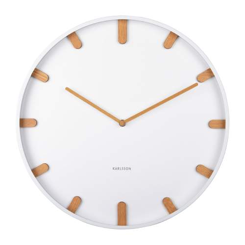 Karlsson Designové nástěnné hodiny 5942WH 40cm